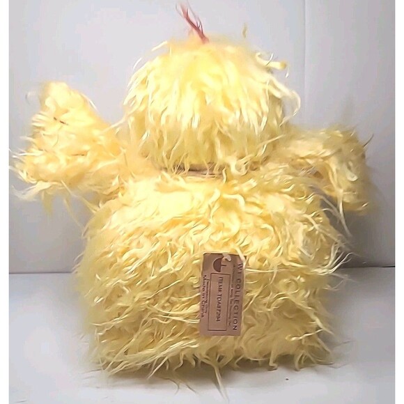 NWT WT Collection Large Weighted Fuzzy Yellow Chick  Primitive Spring Easter - Picture 5 of 7